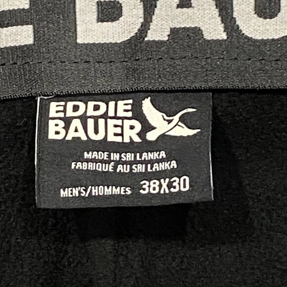 Eddie Bauer Fleece Lined Tech Pants Mens 38 x 30 Gray Water Repellent Insulated - Picture 7 of 12